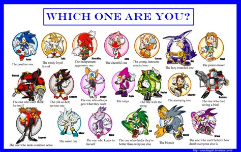 which sonic character am i quiz